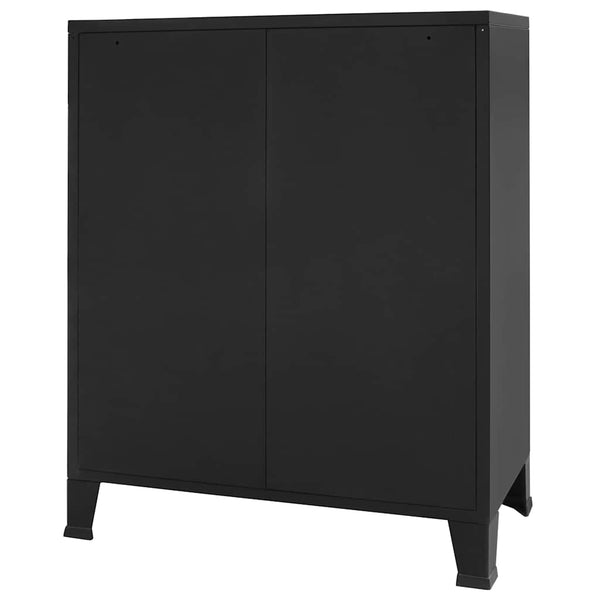 Metallinen Lipasto Teollinen Tyyli 78X40X93 Cm