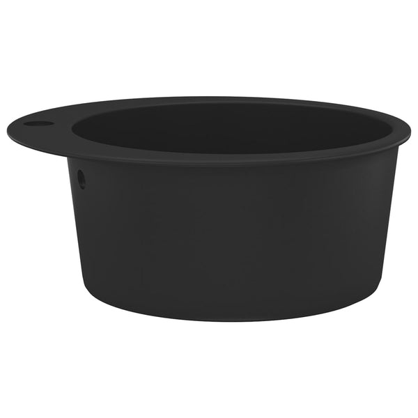 Keittiön Pesuallas Graniitti Pyöreä