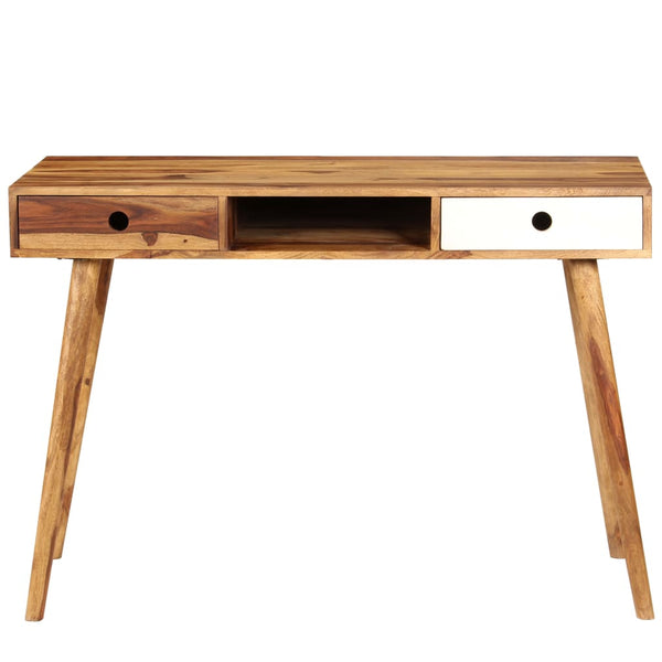 Kirjoituspöytä Kiinteä Akaasiapuu 110X55X76 Cm