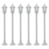 Pylväsvalaisimet 6 Kpl E27 110 Cm Alumiini