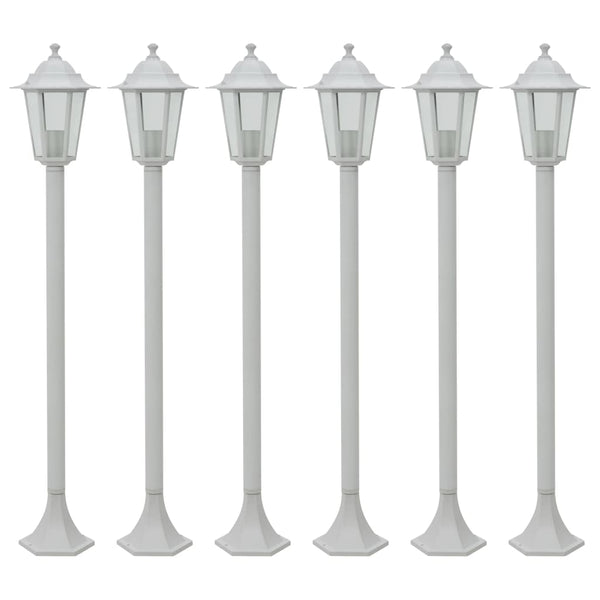 Pylväsvalaisimet 6 Kpl E27 110 Cm Alumiini
