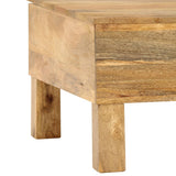Sohvapöytä Kiinteä Mangopuu 110X55X35 Cm