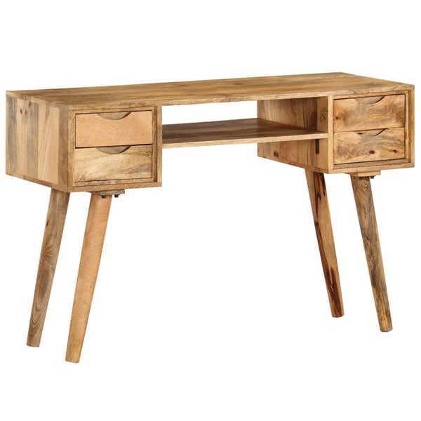 Kirjoituspöytä Kiinteä Mangopuu 115X47X76 Cm