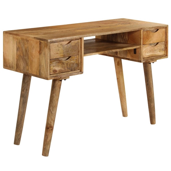 Kirjoituspöytä Kiinteä Mangopuu 115X47X76 Cm