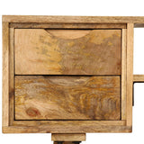 Kirjoituspöytä Kiinteä Mangopuu 115X47X76 Cm