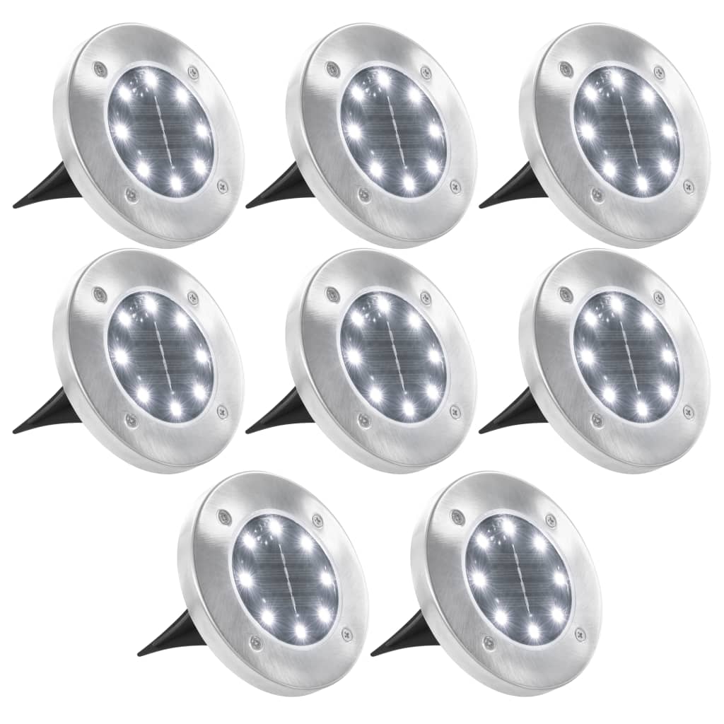 Aurinkoenergia Maavalaisimet 8 Kpl Led