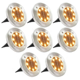 Aurinkoenergia Maavalaisimet 8 Kpl Led