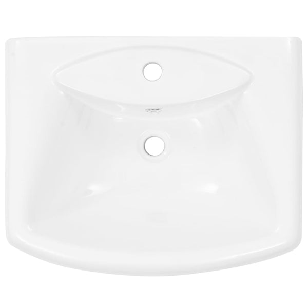 Vapaasti Seisova Pesuallas Jalustalla Keraaminen 580X470X200Mm