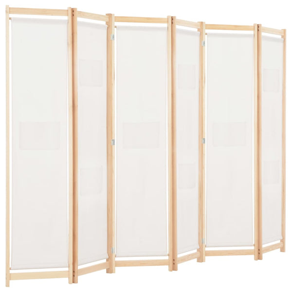 6-Paneelinen Tilanjakaja 240X170X4 Cm Kangas