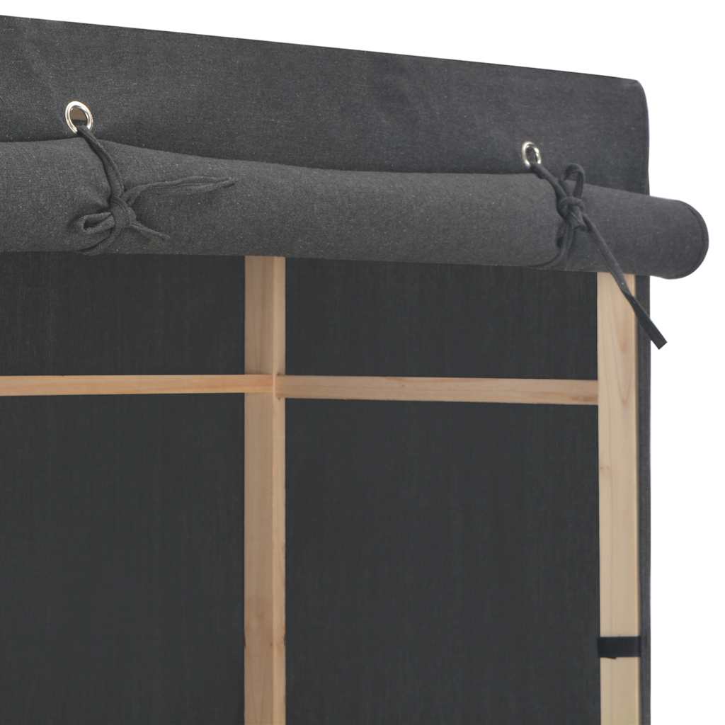 3-Kerroksinen Vaatekaappi 110X40X170 Cm Kangas