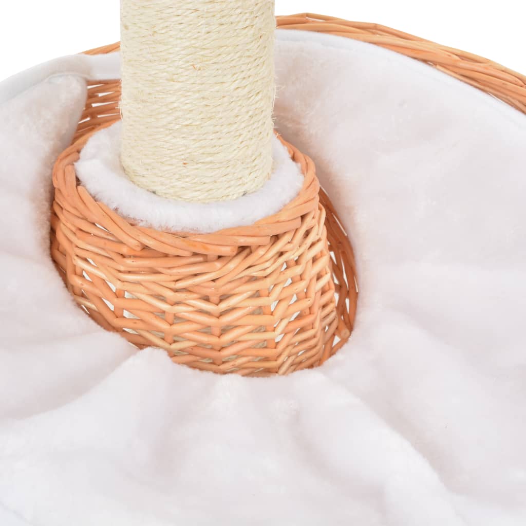 Kissan Kiipeilypuu Sisal-Pylväällä Luonnollinen Paju