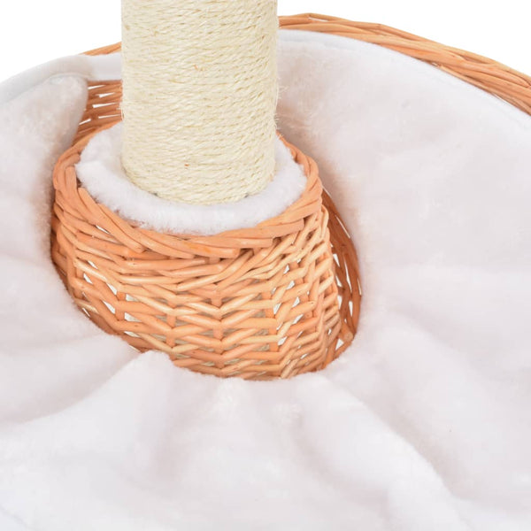 Kissan Kiipeilypuu Sisal-Pylväällä Luonnollinen Paju