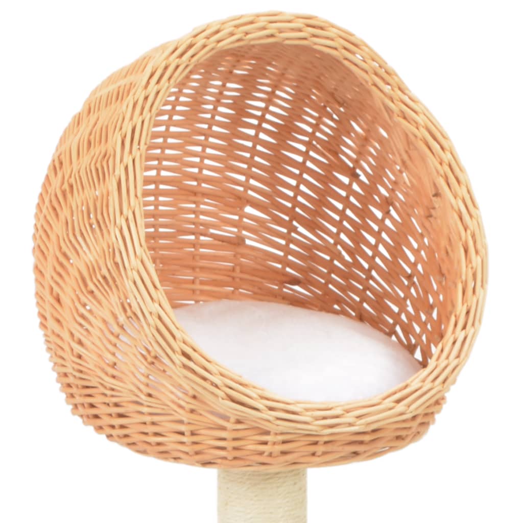Kissan Kiipeilypuu Sisal-Pylväällä Luonnollinen Paju