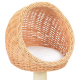 Kissan Kiipeilypuu Sisal-Pylväällä Luonnollinen Paju