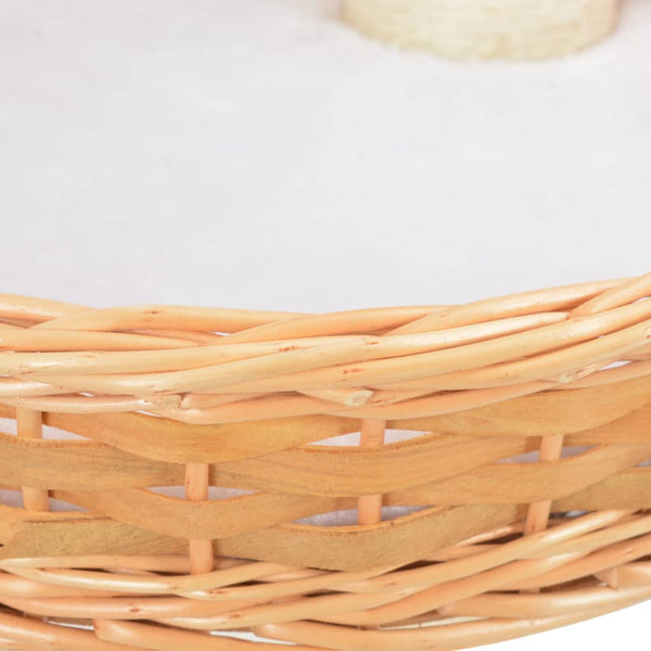 Kissan Kiipeilypuu Sisal-Pylväällä Luonnollinen Paju
