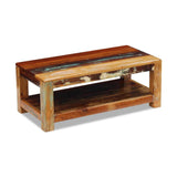Sohvapöytä Kierrätetty Massiivipuu 90X45X35 Cm