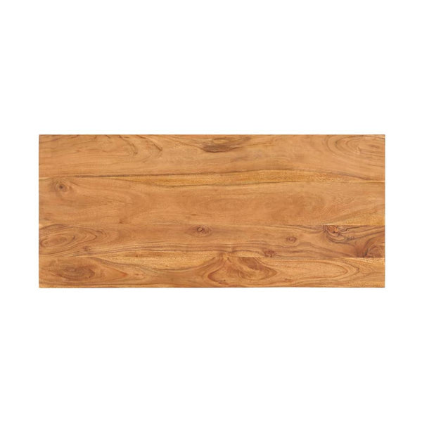 Sohvapöytä 100X45X33 Cm Täysi Akaasiapuu