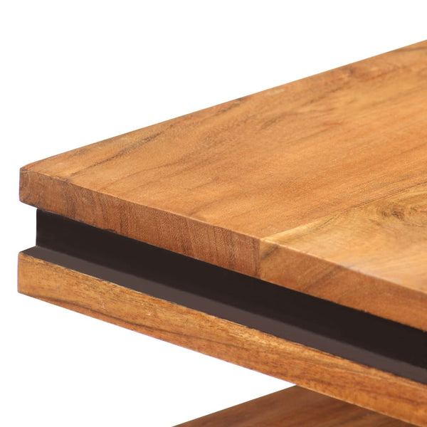 Sohvapöytä 100X45X33 Cm Täysi Akaasiapuu