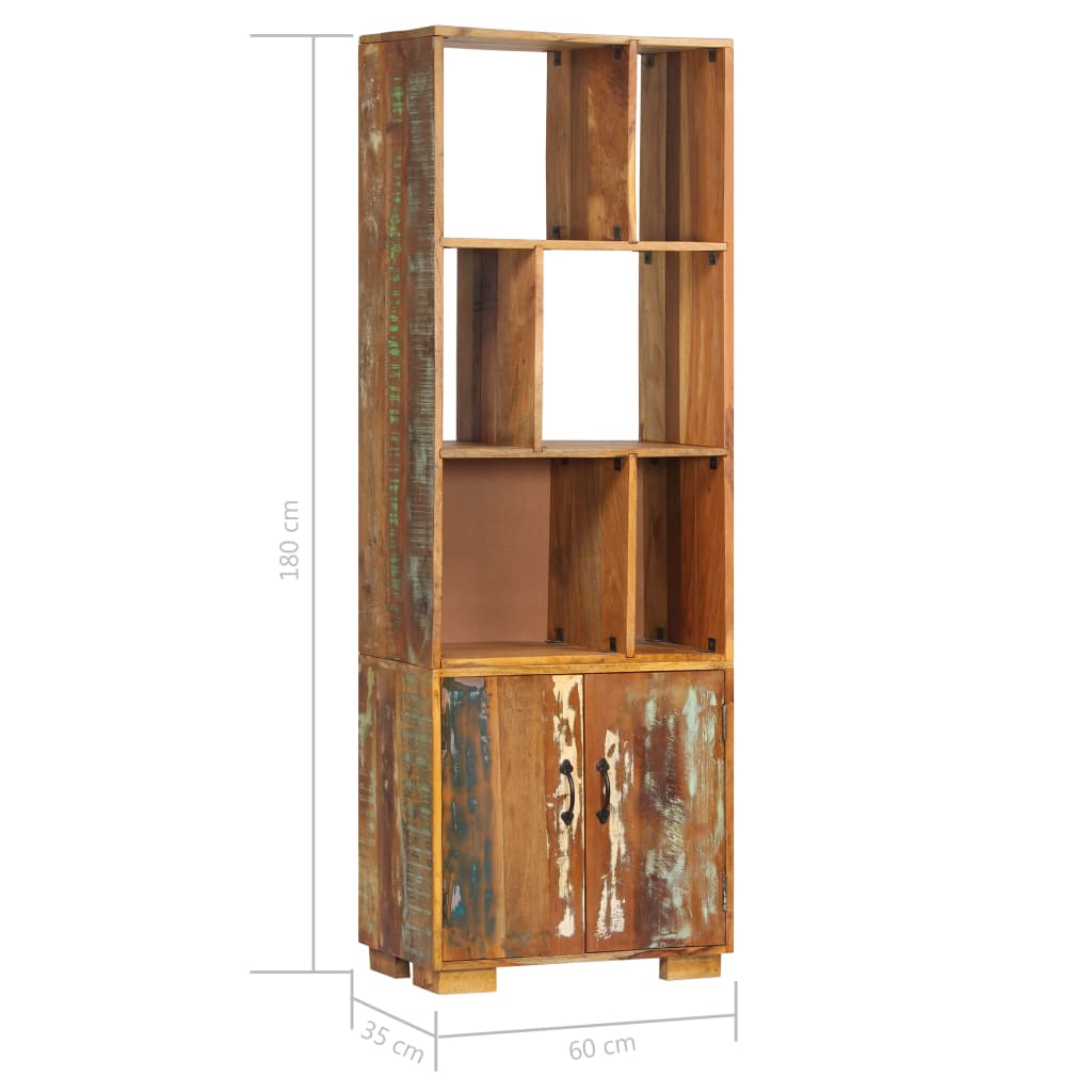 Kirjahylly 60X35X180 Cm Kierrätetty Puu