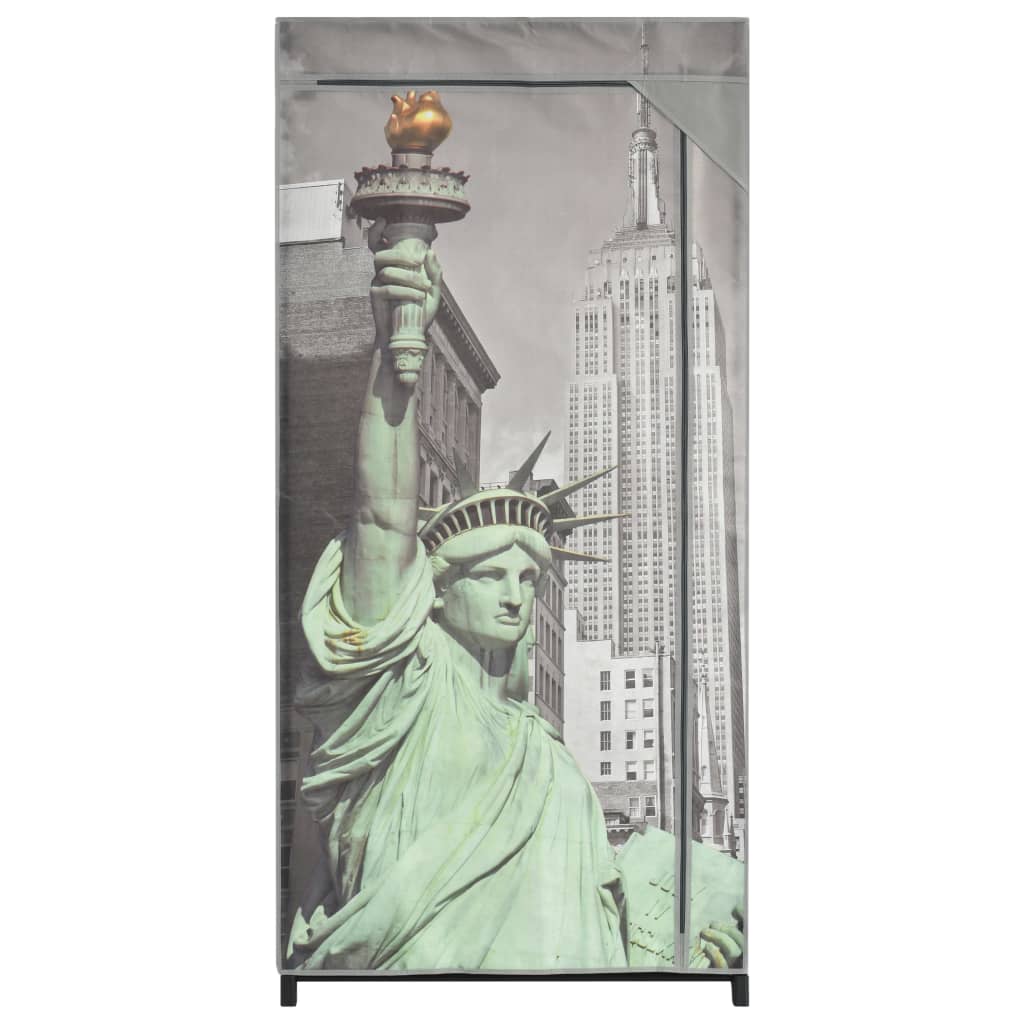 Vaatekaappi New York 75X45X160 Cm Kangas