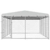 Koiran Ulkohäkki Katoksella 7,6X3,8X2,3 M