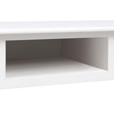 Kirjoituspöytä Valkoinen 110X45X76 Cm Puinen