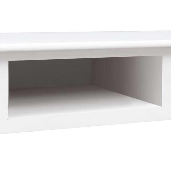 Kirjoituspöytä Valkoinen 110X45X76 Cm Puinen