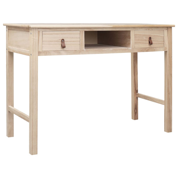 Kirjoituspöytä Valkoinen 110X45X76 Cm Puinen