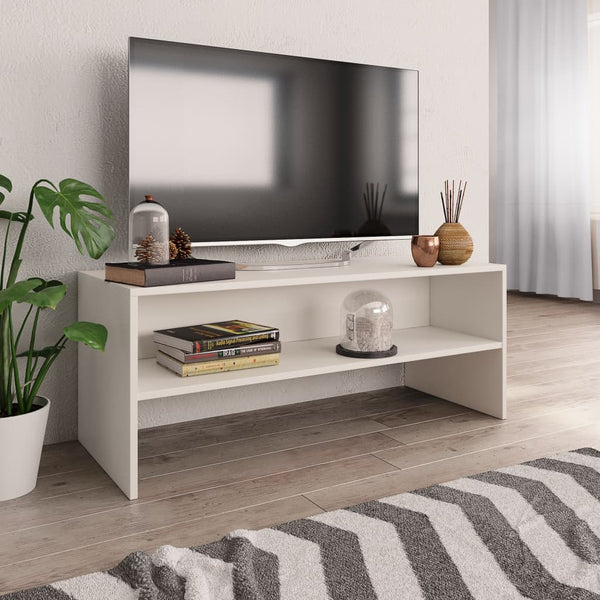Tv-Taso Musta 100X40X40 Cm Lastulevy