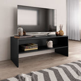 Tv-Taso Musta 100X40X40 Cm Lastulevy