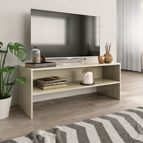 Tv-Taso Musta 100X40X40 Cm Lastulevy