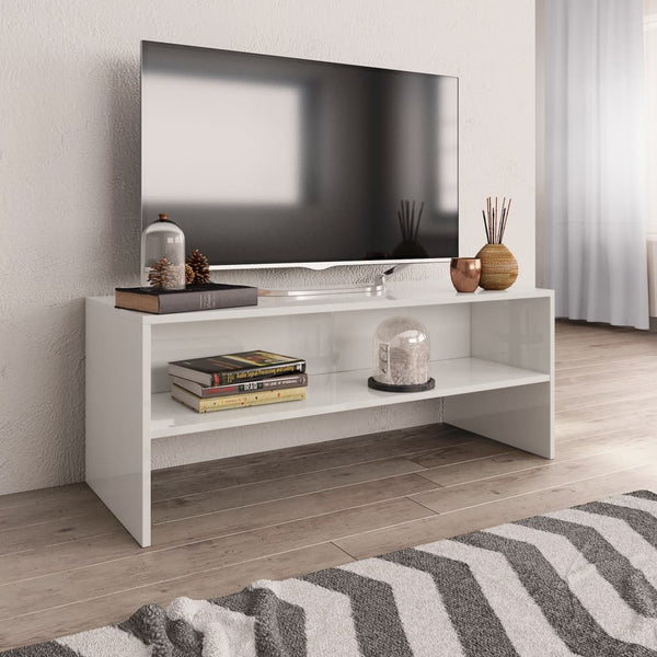Tv-Taso Musta 100X40X40 Cm Lastulevy