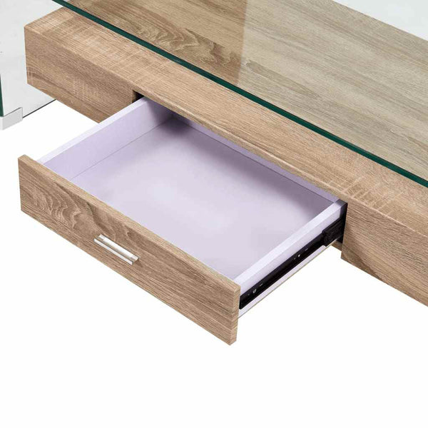 Sohvapöytä Kirkas 98X45X31 Cm Karkaistu Lasi