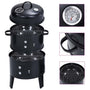 3-In-1 Hiilisavustin Bbq-Grilli 40X80 Cm