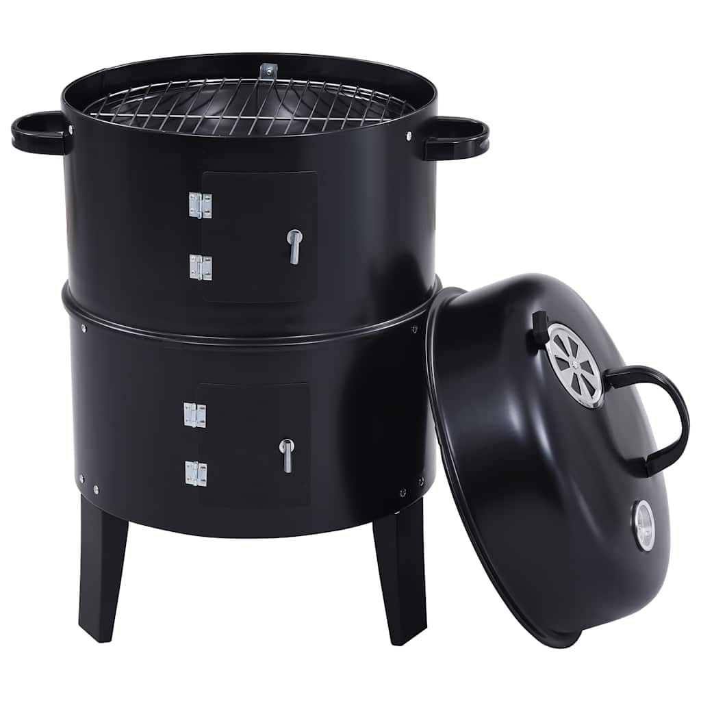 3-In-1 Hiilisavustin Bbq-Grilli 40X80 Cm