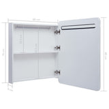 Led Kylpyhuoneen Peilikaappi 68X9X80 Cm