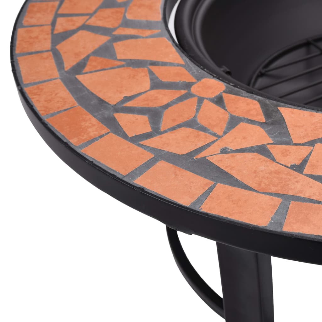 Mosaiikkitulisija 68 Cm Keramiikka