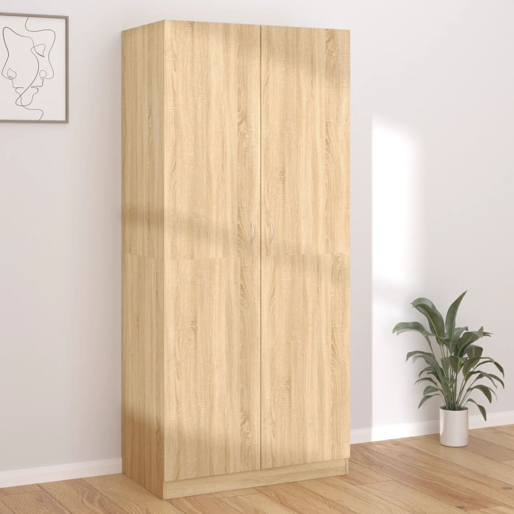 Vaatekaappi 90X52X200 Cm Tekninen Puu