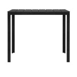 Sohvapöytä 78X78X74 Cm Hdpe Puutyyli