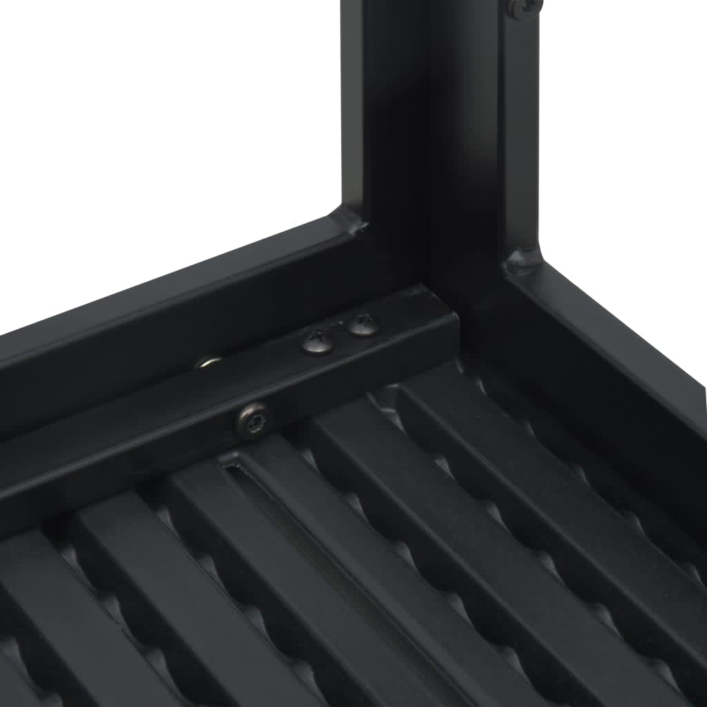 Sohvapöytä 78X78X74 Cm Hdpe Puutyyli