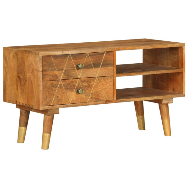 Tv-Taso 85X35X47 Cm Täysi Mangopuu