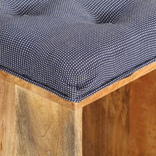 Eteisen Penkki 100X35X47 Cm Täysi Mangopuu