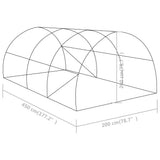 Kasvihuone 9 M² 4,5X2X2 M