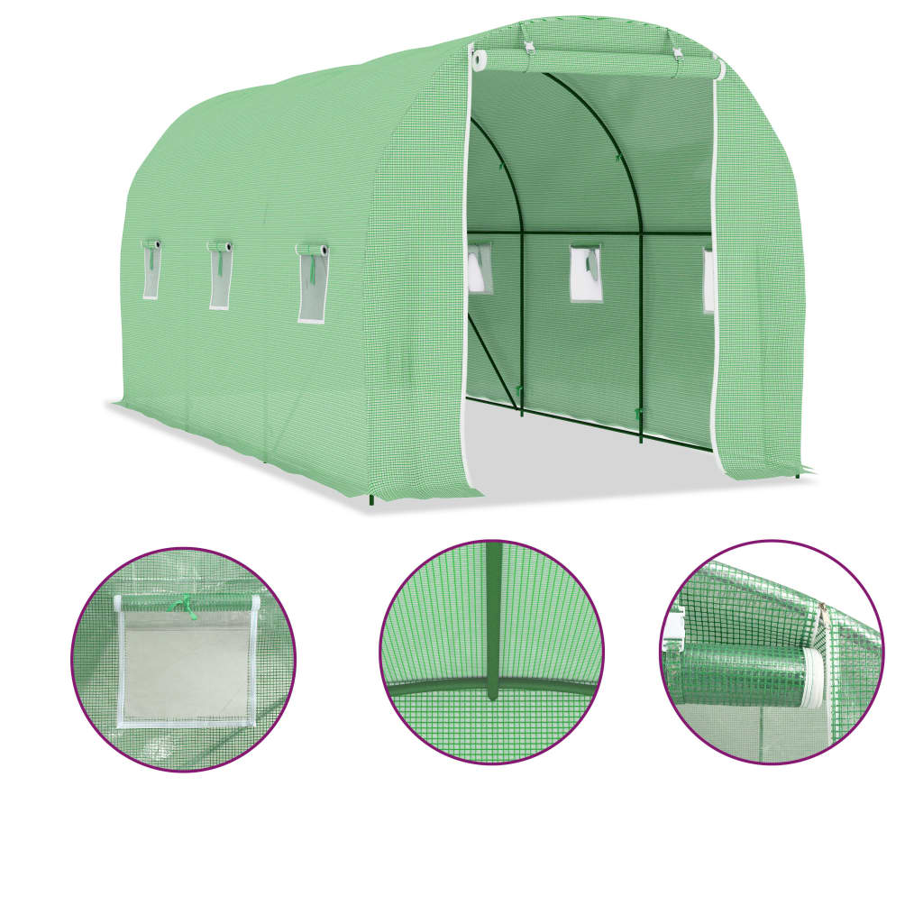 Kasvihuone 9 M² 4,5X2X2 M