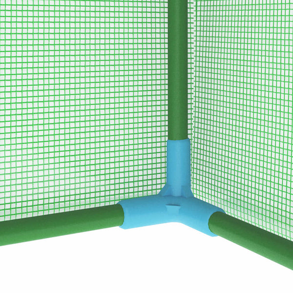 Kasvihuone Teräsrungolla 0,5 M² 1X0,5X1,9 M