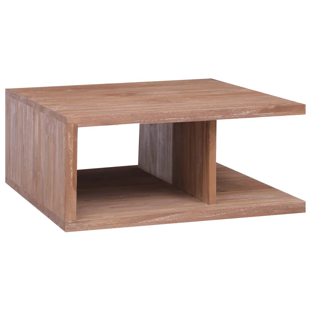 Sohvapöytä 70X70X30 Cm Täysi Tiikki