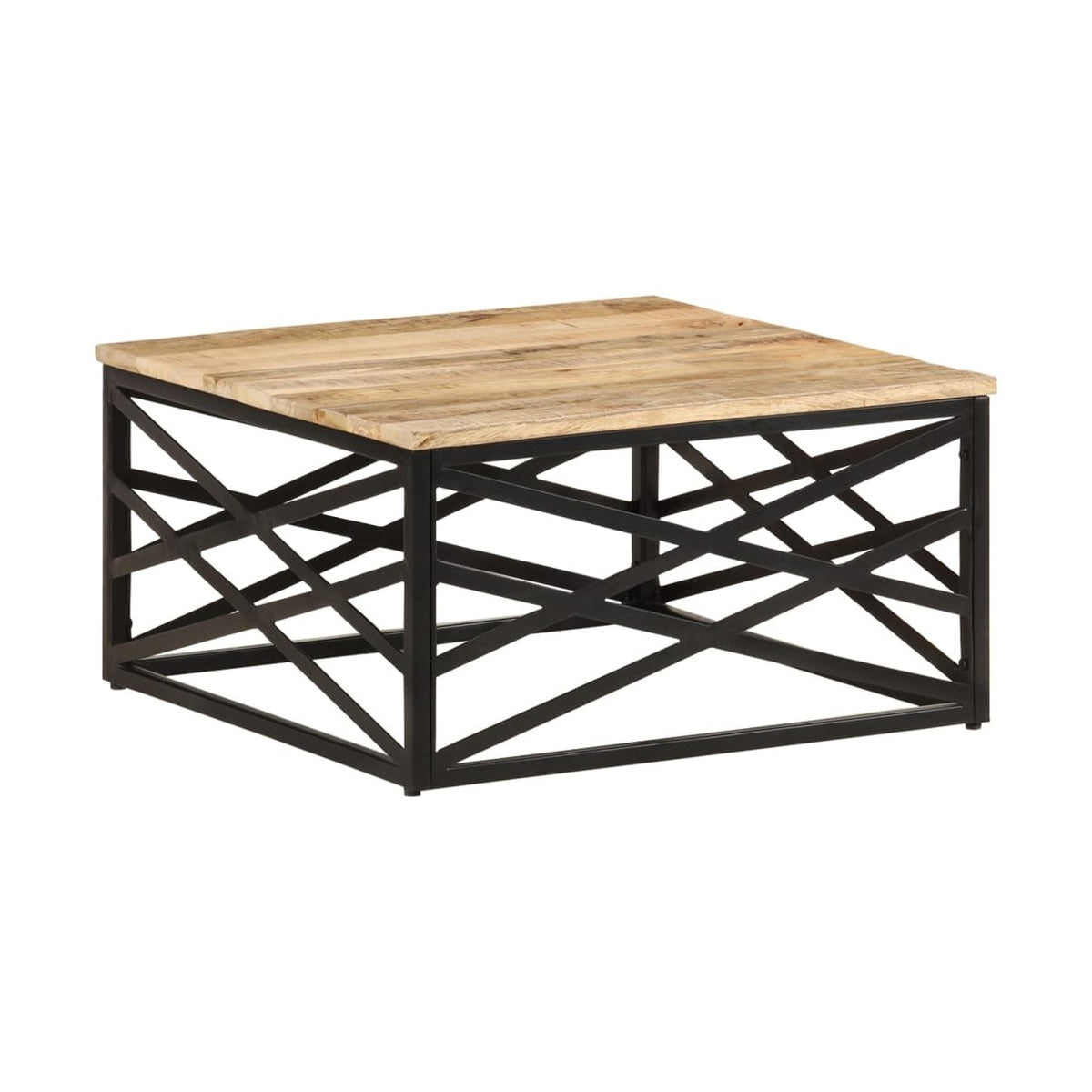 Sohvapöytä 68X68X35 Cm Kierrätetty Täyspuu