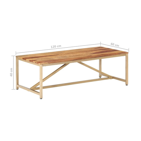 Sohvapöytä 120X60X40 Cm Massiivipuu
