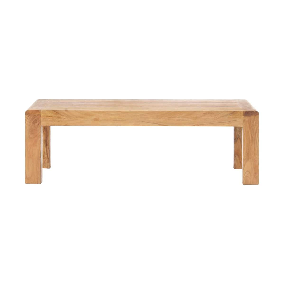 Sohvapöytä 110X60X35 Cm Täysi Akaasiapuu Hunajaviimeistelyllä