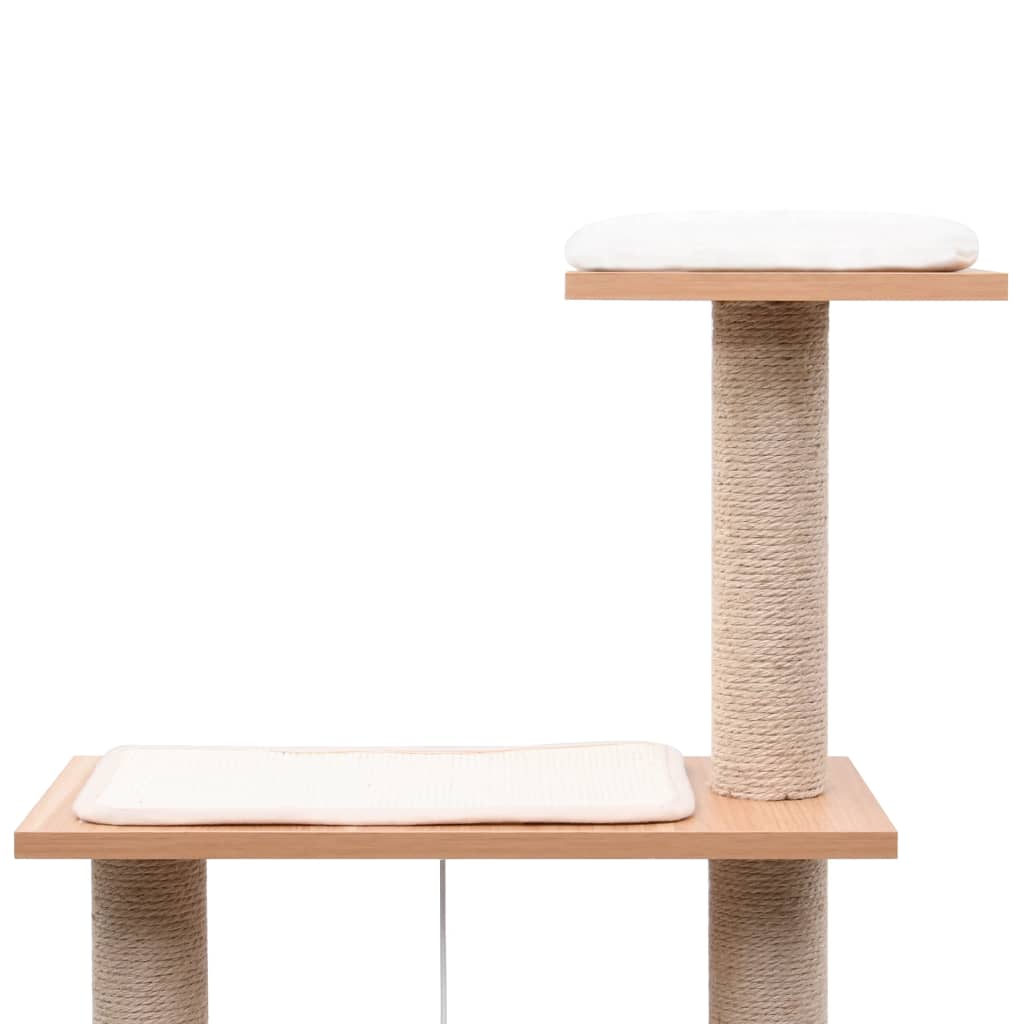 Kissan Kiipeilypuu Sisal-Raapimismatolla 123 Cm